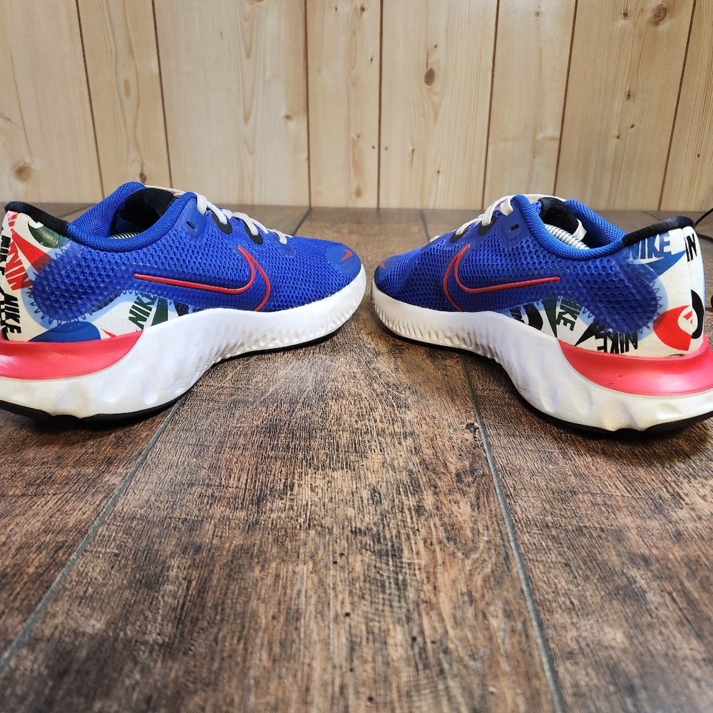 Nike Renew Run Hyper Blue Sneakers Shoes Size 5.5 Youth CW5812-400 Womens Size 7 - Picture 7 of 11